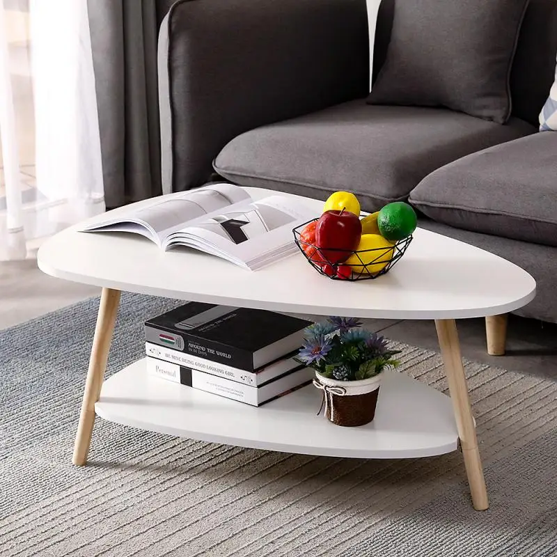 PROD 1005003142949359 Coffee Table Simple Modern Mini Sofa Side Table
Simple Home Balcony Creative Bedside-Use Nordic Style Wood Oval Table