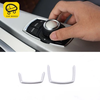 

CARMANGO For BMW 1 Series F20 F21 2012-2019 Auto Car-styling Multi Media Knob Panel Frame Trim Covers Sticker Interior Accessory