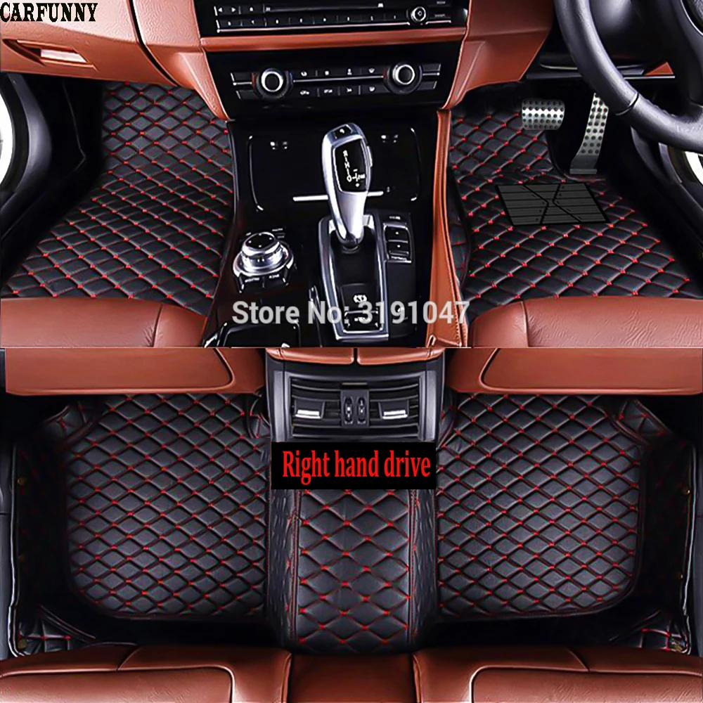 CustomRightHandDriveLeatherCarFloorMatsForBMWZ4E8620062009