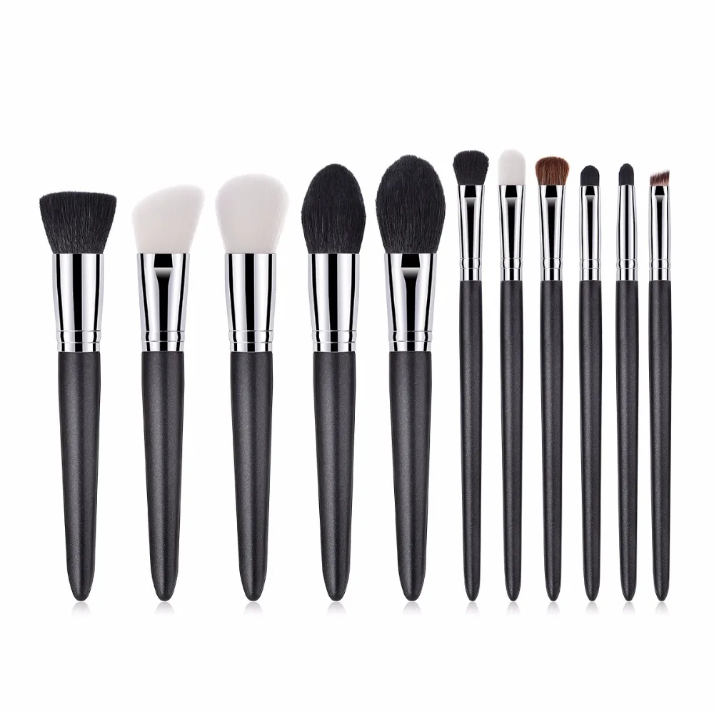 Professional 11Pcs Makeup Brush Sets Tools Cosmetic Brush Foundation Eyeshadow Eyeliner Lip Powder Brush Pinceau Maquillage