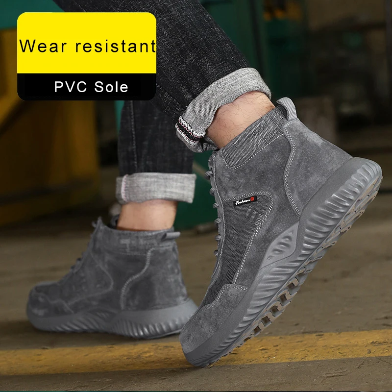 Промышленные рабочие ботинки; защитная обувь со стальным носком ...