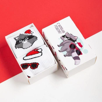

Set of men's socks "Raccoon" s. 41-44 (27-29 cm), 2 pairs 5073887