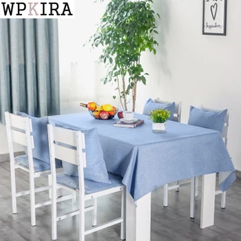 

European Style Fresh Solid Color Waterproof Tablecloth Coffee Table Tablecloth Dining Table Desk Tablecloth ZB-DS-L014&40