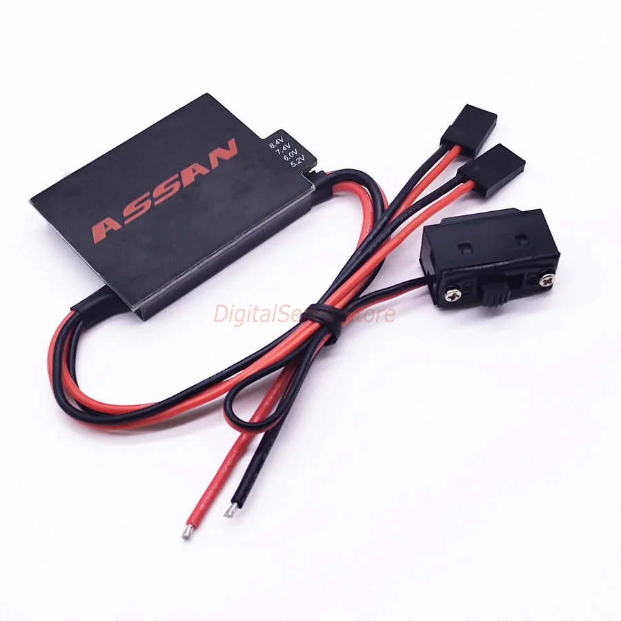 Readytosky UBEC-8A 2S-8S BEC – 6-36V Input, 8A Output, Adjustable 5.2V/6.0V/7.4V/8.4V For RC Cars & Drones