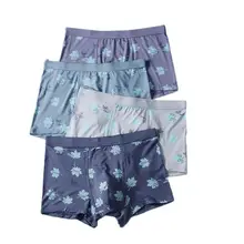 Men's Modal Boxers Lovely Print Underwear INS Wind Print Soft Male Underpants Middle Waist Comfortable Breathable Boxer Panties