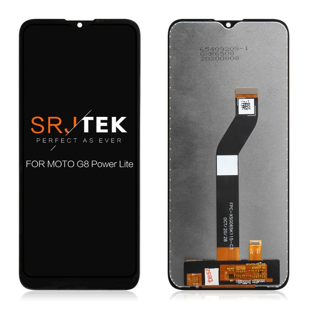 

NEW 6.5 INCH For Motorola Moto G8 Power Lite LCD Display Touch Glass Digitizer For G8 Power Lite XT2055 2020 Screen Replacement