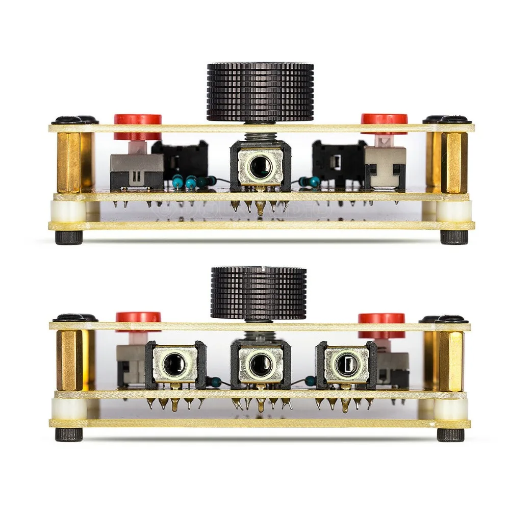 Little Bear MC102 Mini 2(1)-IN-1(2)-OUT 3,5 мм стерео аудио коммутатор пассивный селектор разветвитель