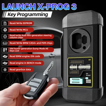 New Arrival LAUNCH X-PROG 3 Immobilizer Key Programmer Read EEPROM MCU INS CAS4+/FEM support work with X431 V /V+ PRO3S+/ PAD V 1