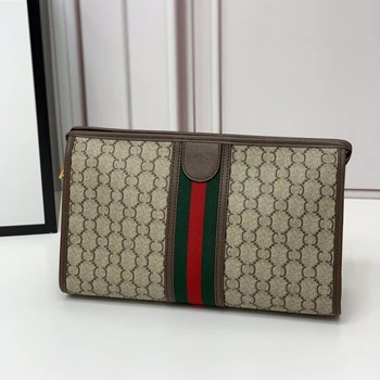 

2020 luxury lady bag fashion purse plaid trend note clutch bag multi-functional long purse