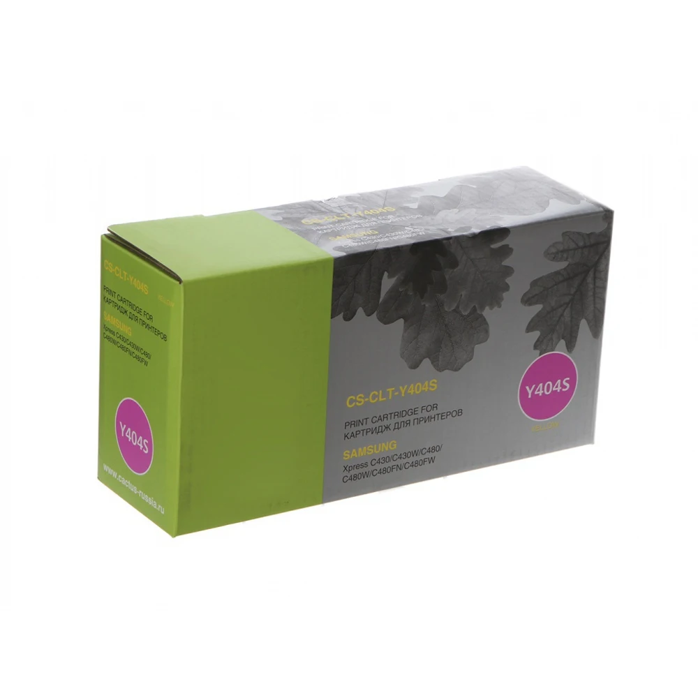 Toner Cartridges Cactus CS-CLT-Y404S Yellow Cartridge for Samsung SL-C430 / C430W C480 C480W C480FW Computer &amp Office Electronics Printer Supplies
