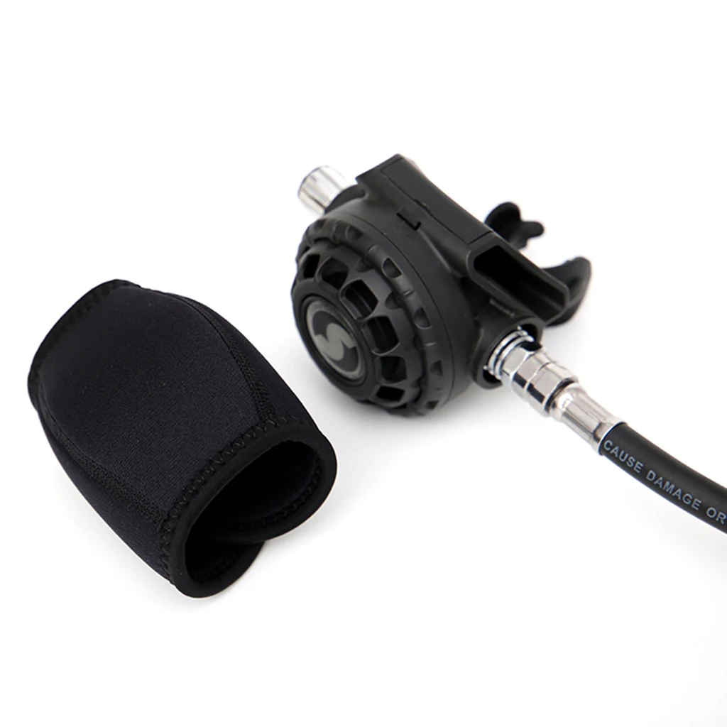 Black Diving Regulator Cover Dive Snorkeling 2nd Stage Pressure Regulator Wrap Black Diving Regulator Cover Dive Snorkeling 2nd Stage Pressure Regulator Wrap