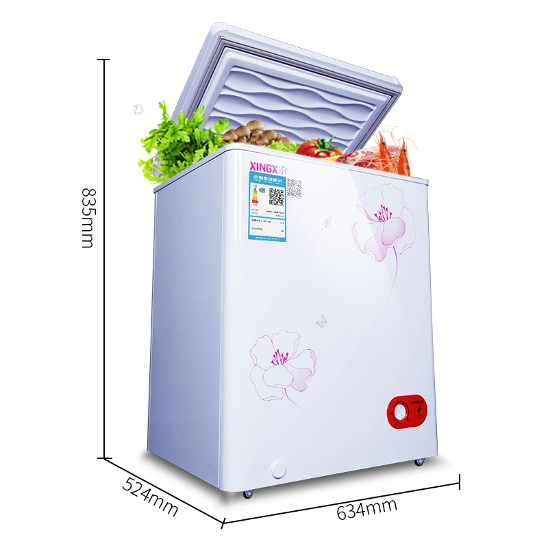 Perfect 106L Home Fridge Store Refrigerators Mini Refrigerators Freezer Cooling Heating Box Food Saving Fridge Dual-Use BD/BC-106E 1