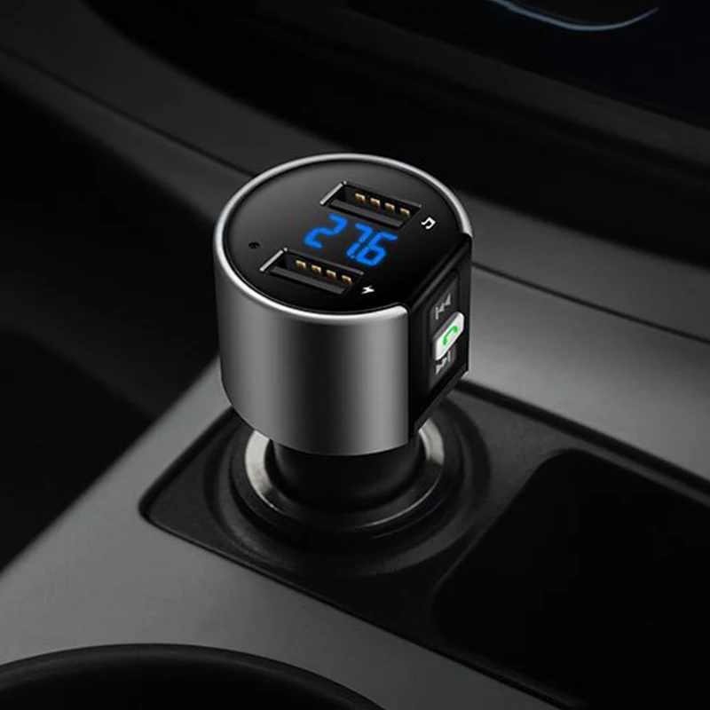 Беспроводной автомобильный Bluetooth fm-передатчик MP3-плеер Радио адаптер автомобильный комплект 2-USB зарядное устройство CSL88