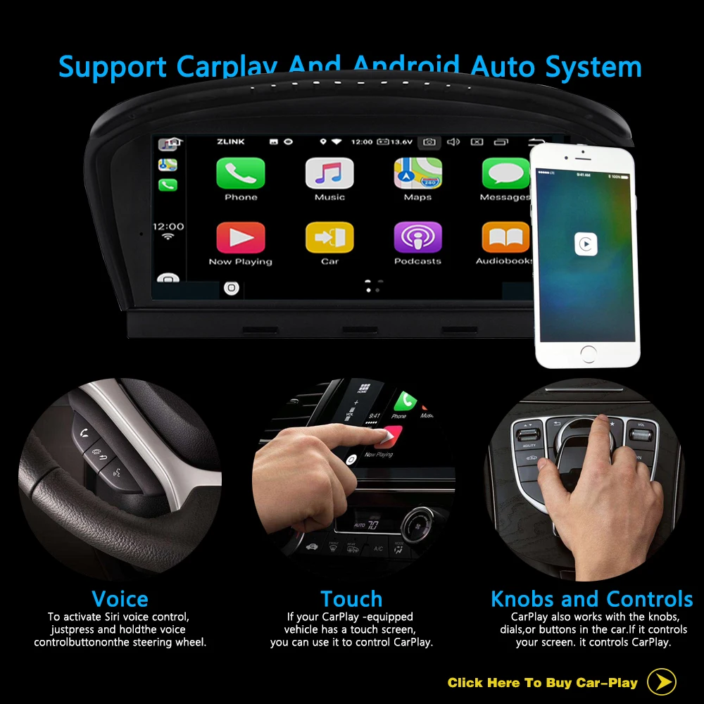 Top 8 core Android 9.0 4+64G car dvd player cars navigation player auto audio for BMW 3 Series E90 5 Series E60/E61/E62 gps radio bt 12