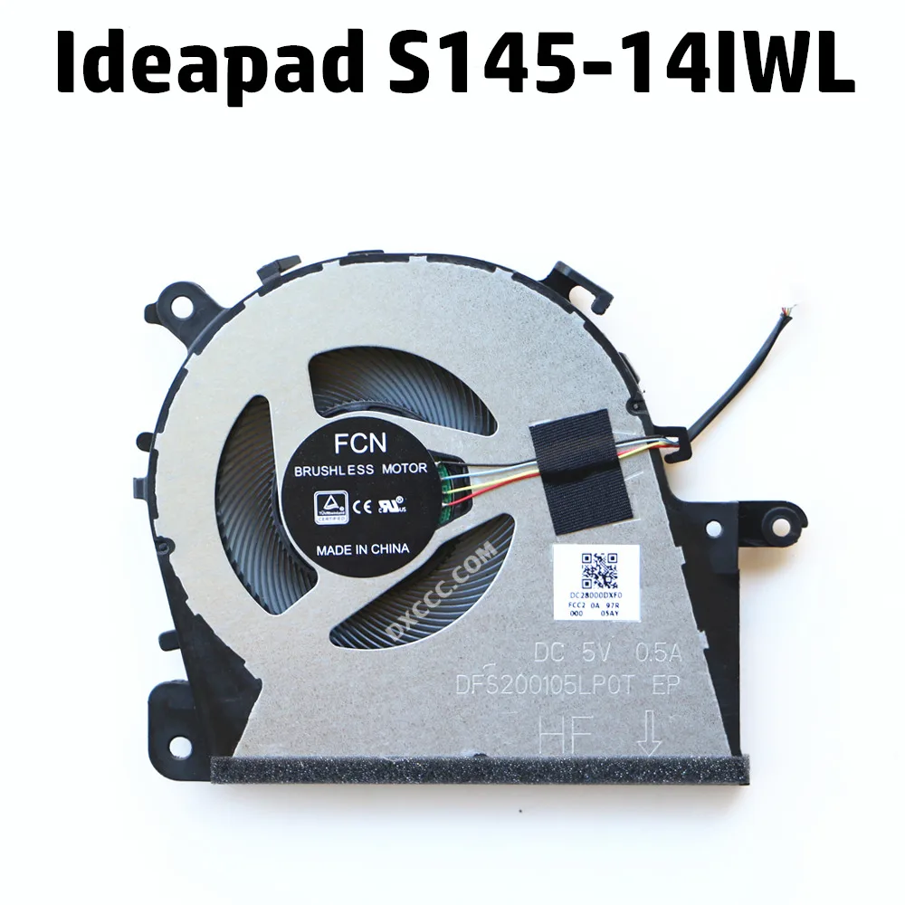 Запасной кулер для ноутбука LENOVO IDEAPAD S145-14IWL охлаждающий вентилятор процессора |