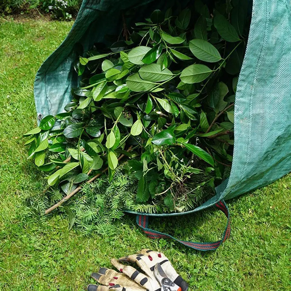 

Garden Bag Sack Leaf Garden 100/200/300/400L Gardening Bags Reusable Pot Growing For Vegetables Grow Foldable Planting D1Y9