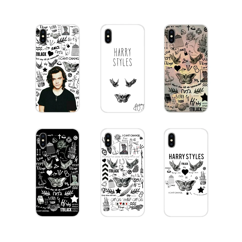 

Accessories Case For Samsung Galaxy S3 S4 S5 Mini S6 S7 Edge S8 S9 S10 Lite Plus Note 4 5 8 9 Harry Styles One Direction Tattoos