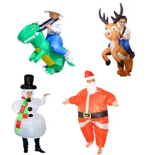 Детские костюмы для косплея на Хэллоуин, Рождественская вечеринка, игра, Детская Надувная одежда, реквизит для родителей и детей, интерактивные игрушки