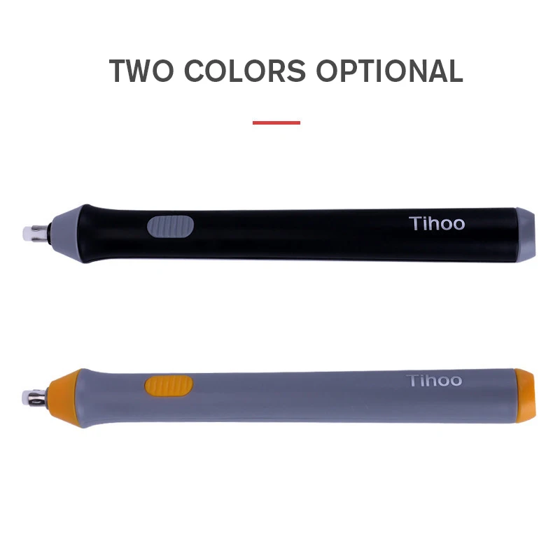 Black/Gray Electric Eraser With Refill Cute Electronic Pencil Rubber For Kids Painting Drawing Stationery Office School Supplies