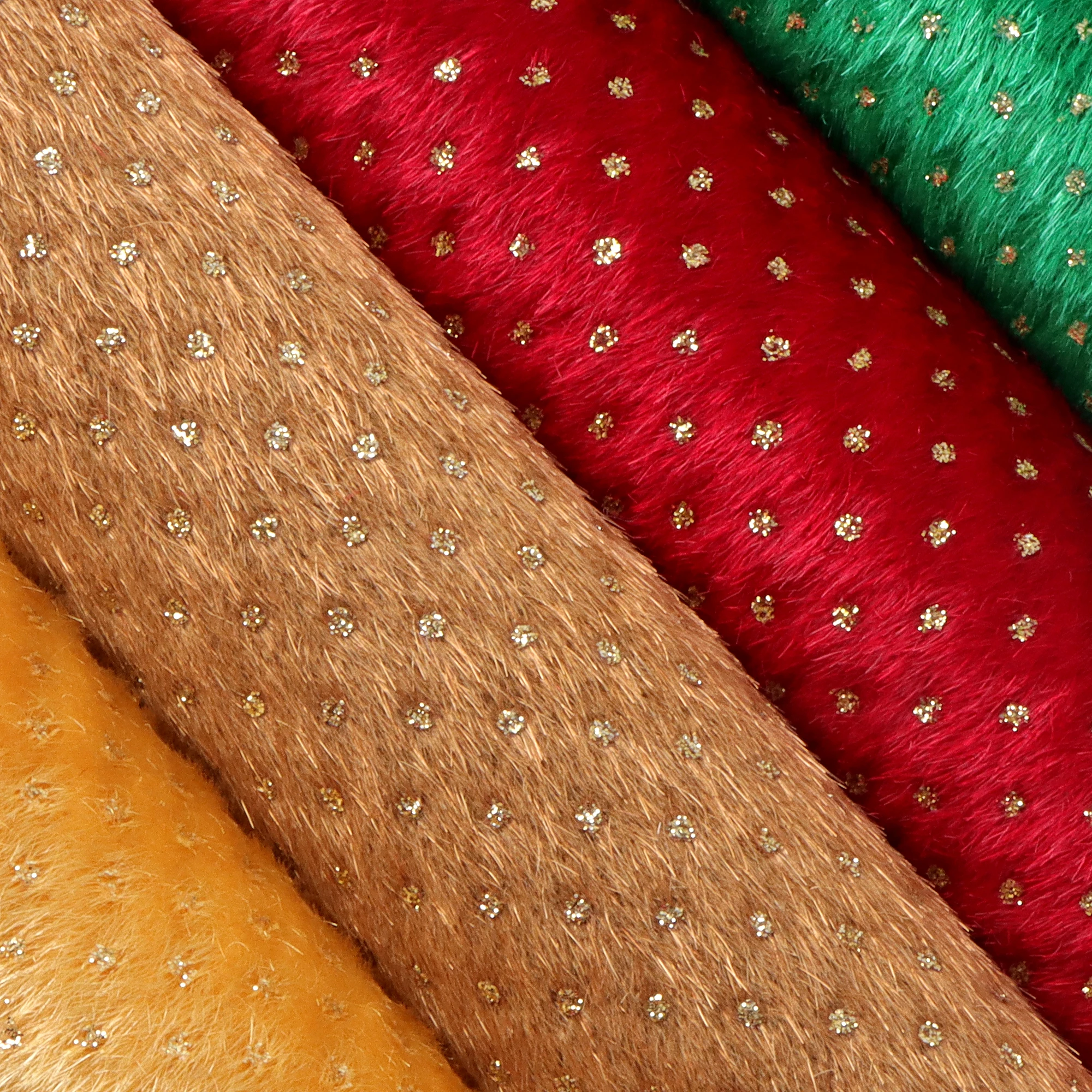 20*33cm Glitter Velvet Fabric Synthetic Leather Fabric For Bow Faux Leather Sheets DIY for Needlework,1Yc19041
