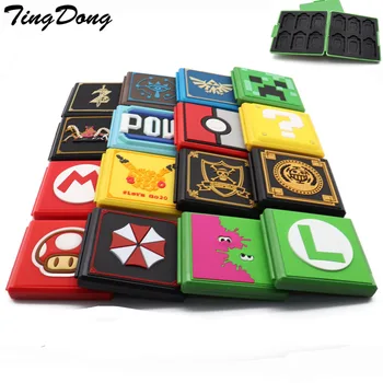 

TingDong 12in1 for Nintend Switch Shockproof Game Cards Case NS Hard Shell Box for Nitendo Switch Games Storage Accessories