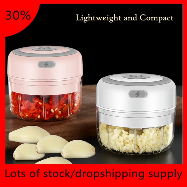 Dropship Mini Electric Garlic Masher; Wireless Electric Garlic