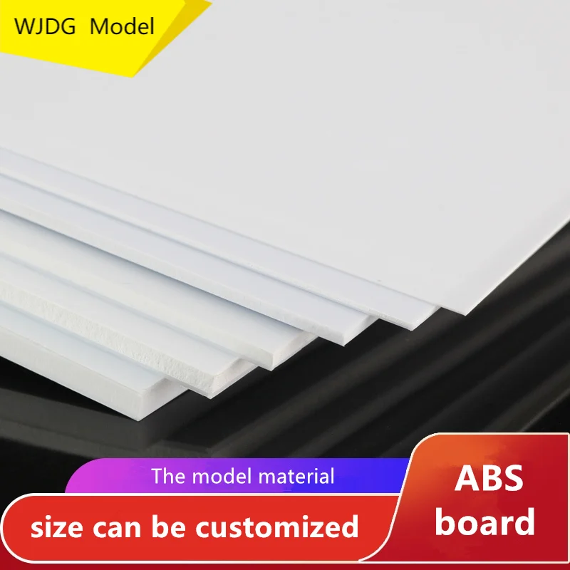 3 PCS. ABS sheet styrene plate 200 mm x 250 white new more proportion DIY manual building model materials | Игрушки и хобби