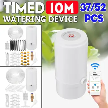 

10m Wifi Remote Control Automatic Micro Drip Irrigation System Garden Irrigation Spray Self Watering Kit with Adjustable Dripper