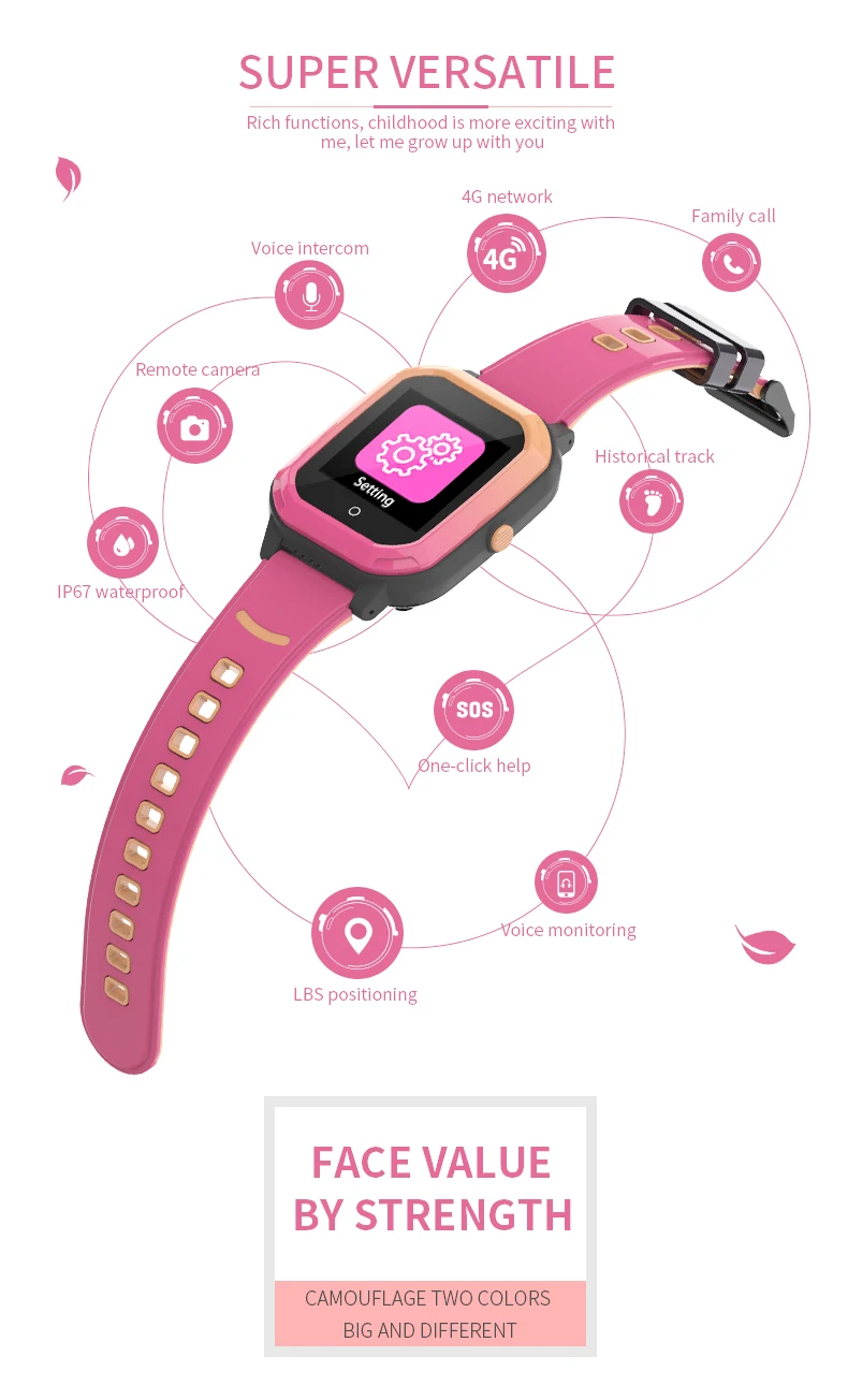 Wonlex KT20 Smart Watches GPS-Tracker SOS-Monitor