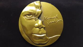 

80mm Diameter Michael Jackson's 50th Birthday Commemorative Art Bronze Medal