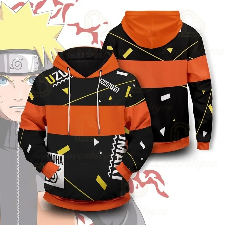 

Anime Naruto Hoodie Hokage Uzumaki Japanese Streetwear Uchiha Sasuke Hatake Tops Men 3D Print Anime Hoodies Sweatshirt
