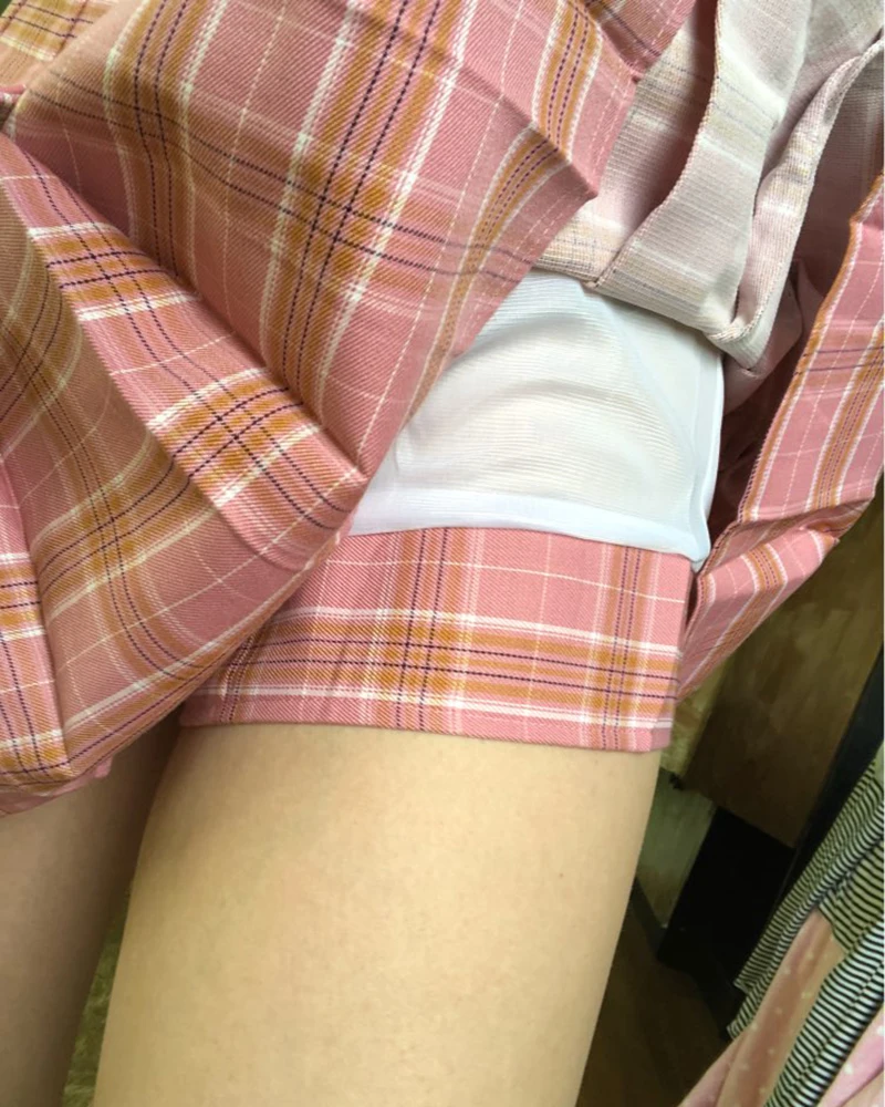 Harajuku Plaid Skirts Super Kawaii Collection - Image 4