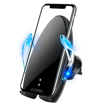 

New magic clip X6 infrared sensor intelligent fast charge car phone wireless charger bracket FOR: IPHONE Samsung Huawei xiaomi