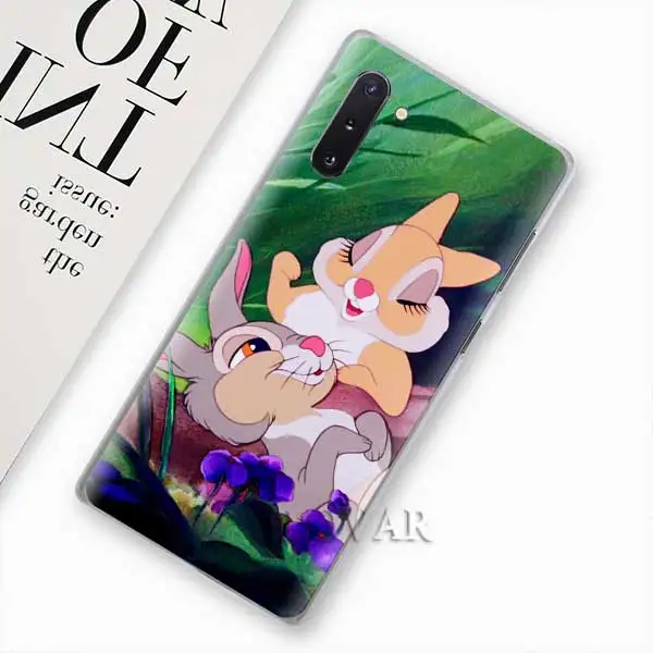 002 Бэмби Thumper телефонные чехлы для samsung Galaxy Note 10 S10 плюс 5G S10e A30 A40 A50 A60 A70 M40 жесткий чехол - Цвет: 002