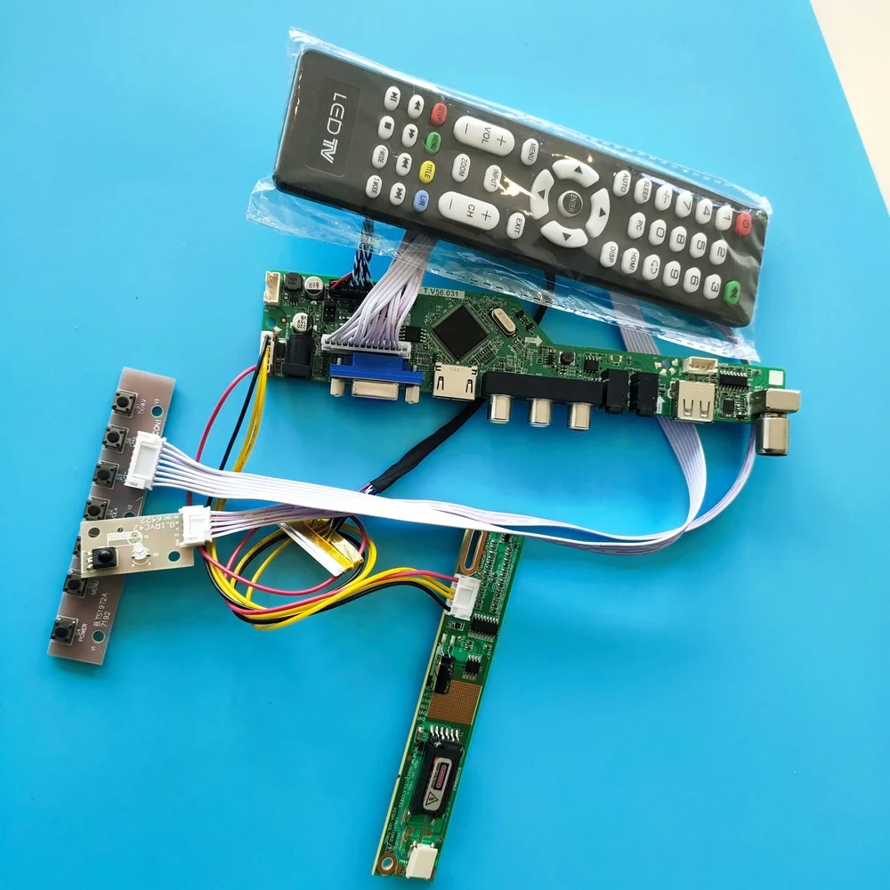 

Материнская плата цифрового сигнала для B150XG02 V4 30pin, 1 лампа, 15-дюймовый модуль разрешения, плата контроллера TV AV VGA, 1024X768