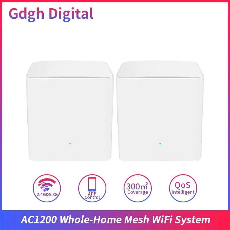 Nova GLMW5G весь дом ячеистой Wi-Fi маршрутизатор Системы AC1200 2 4 г/5 0 ГГц гигабитный WiFi