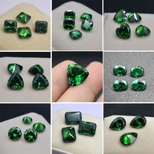 Best Price 1PCS Stone of Life 3A Colombia Emerald Corundum Spinel Various Shapes Mosaic Jewelry Diy Green Gem AAA 5-7MM Best Price 1PCS Stone of Life 3A Colombia Emerald Corundum Spinel Various Shapes Mosaic Jewelry Diy Green Gem AAA 5-7MM