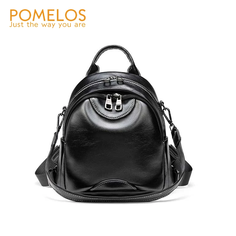 Best POMELOS Backpack Women 2019 New Season Fashion Small Backpack High Quality PU Leather Luxury Girls Backpack Bag Rucksack Women