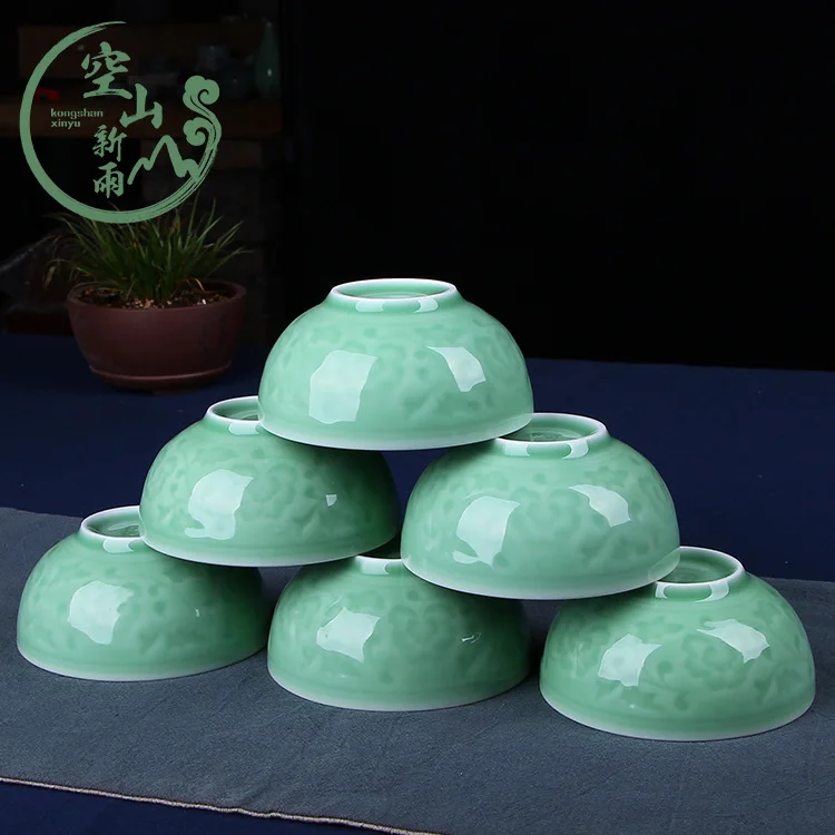 Longquan Celadon Новый Longquan Celadon миска Отель в народном стиле ИНН бытовой Керамика чаша подарок оптовая продажа