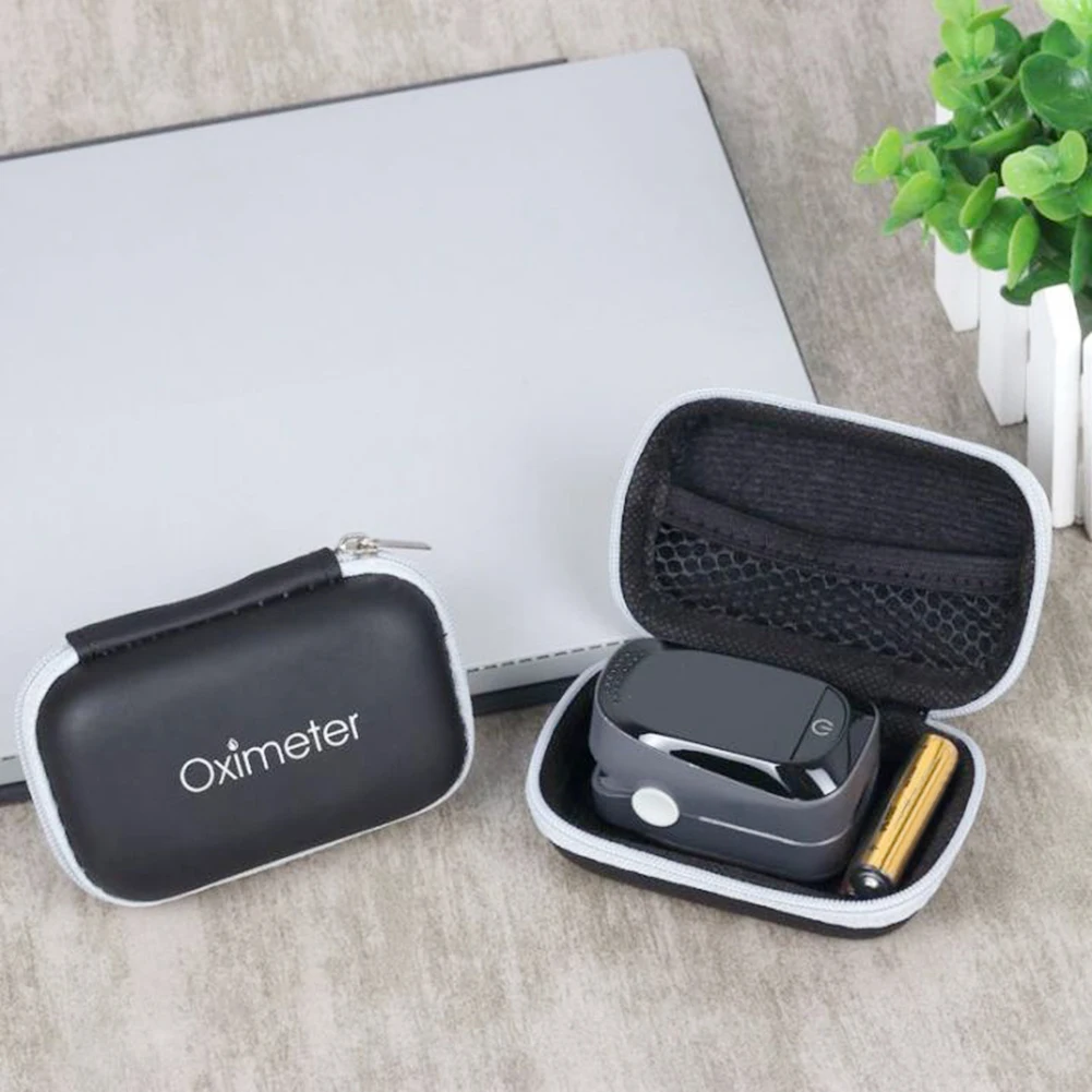 Portable Finger Pulse Oximeter Protective Case Storage Bag Hard Holder Makeup Tool Kits Portable Finger Pulse Oximeter Protective Case Storage Bag Hard Holder Makeup Tool Kits