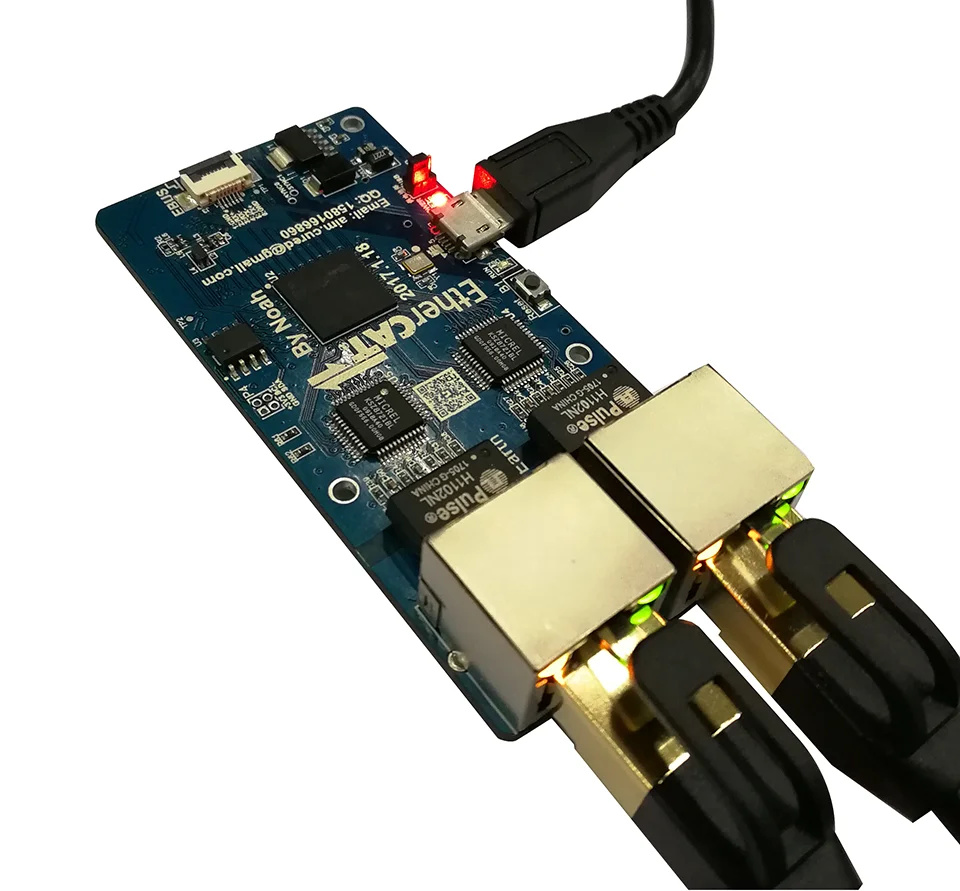 EtherCAT макетная плата основная плата ET1100 16-бит асинхронный параллельного автобуса