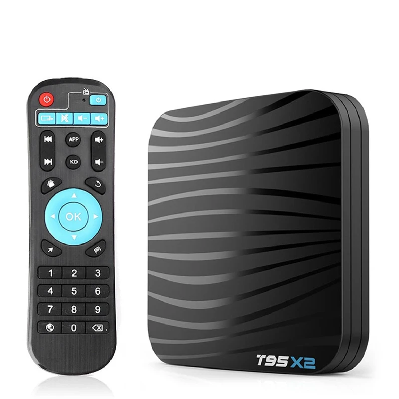  T95X2 Smart Tv Box Android 8.1 2Gb 16Gb Amlogic S905X2 Quad Core H.265 4K Youtube Media Player Set 
