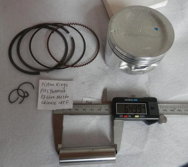 MZ360 PISTON KIT 85MM FOR YAMAHA EF6600 EF5500 5200 4400 5KW GENERATOR CYLINDER ASSEMBLY KOLBEN RING SET PIN CLIPS FREE SHIPPING