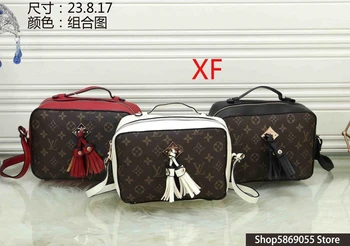 

Luxury Louis Vuitton LV- Leather Handbags Women Bags Designer Brand Women's Shoulder Bags Large Capacity Ladies Hand Bags L161