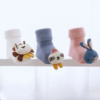 

Baby Socks Cute Cartoon Socks Soft Toddler Infant Kids Girls Boys Non Slip Socks 1~5Y Fashion