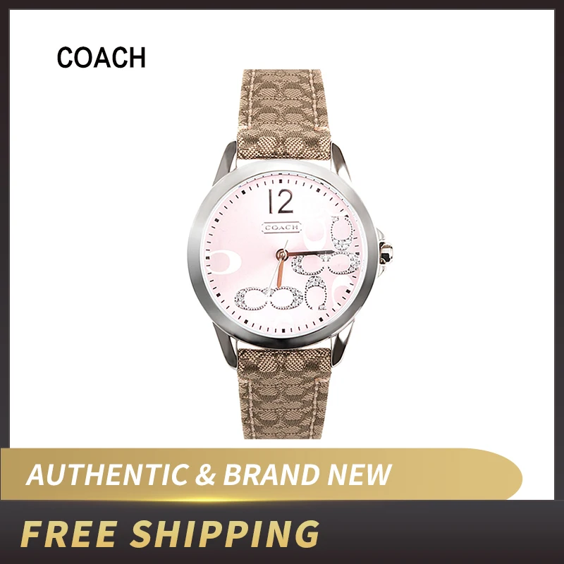 

Authentic Original & Brand New Coach Signature Pink Dial Ladies Watch 145016/146015
