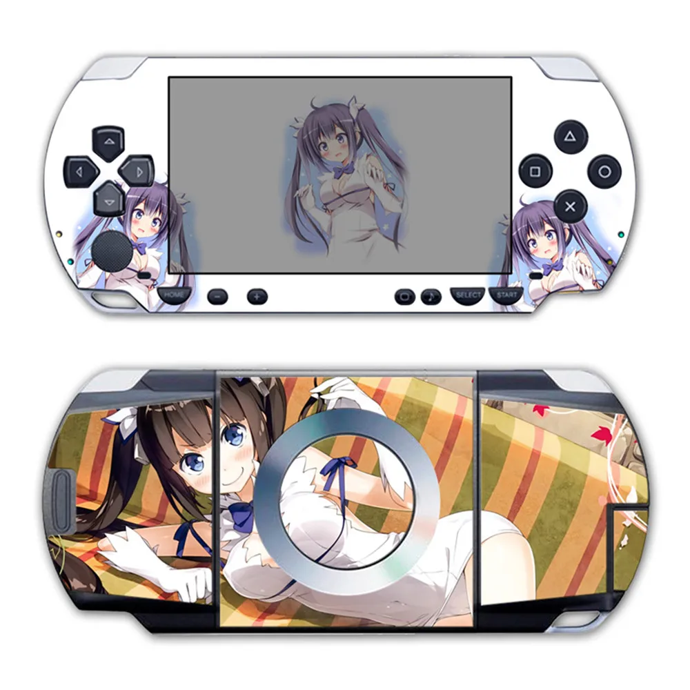 Free Drop Shipping High Quality Green Camo Design Games Accessories Vinyl Decal for PSP 1000 Skin Sticker