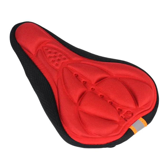 

1PC Cycling Bike 3D Silicone Gel Pad Seat Saddle Cover Soft Cushion Size Fits For Kinds Of Bikes Good Air Permeability Bike