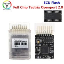 Mais novo tactrix openport 2.0 ecu chip tuning ferramenta porta aberta usb 2.0 ecu flash obd2 obdii conector multi marca carros