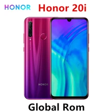 Global Rom Honor 20i Honor 20 lite мобильный телефон 6,21 дюймов Hisilicon Kirin 7 Восьмиядерный Android 9,0 отпечаток лица ID